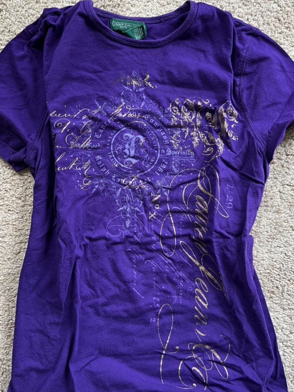 Ralph Lauren Women's Purple Shirt